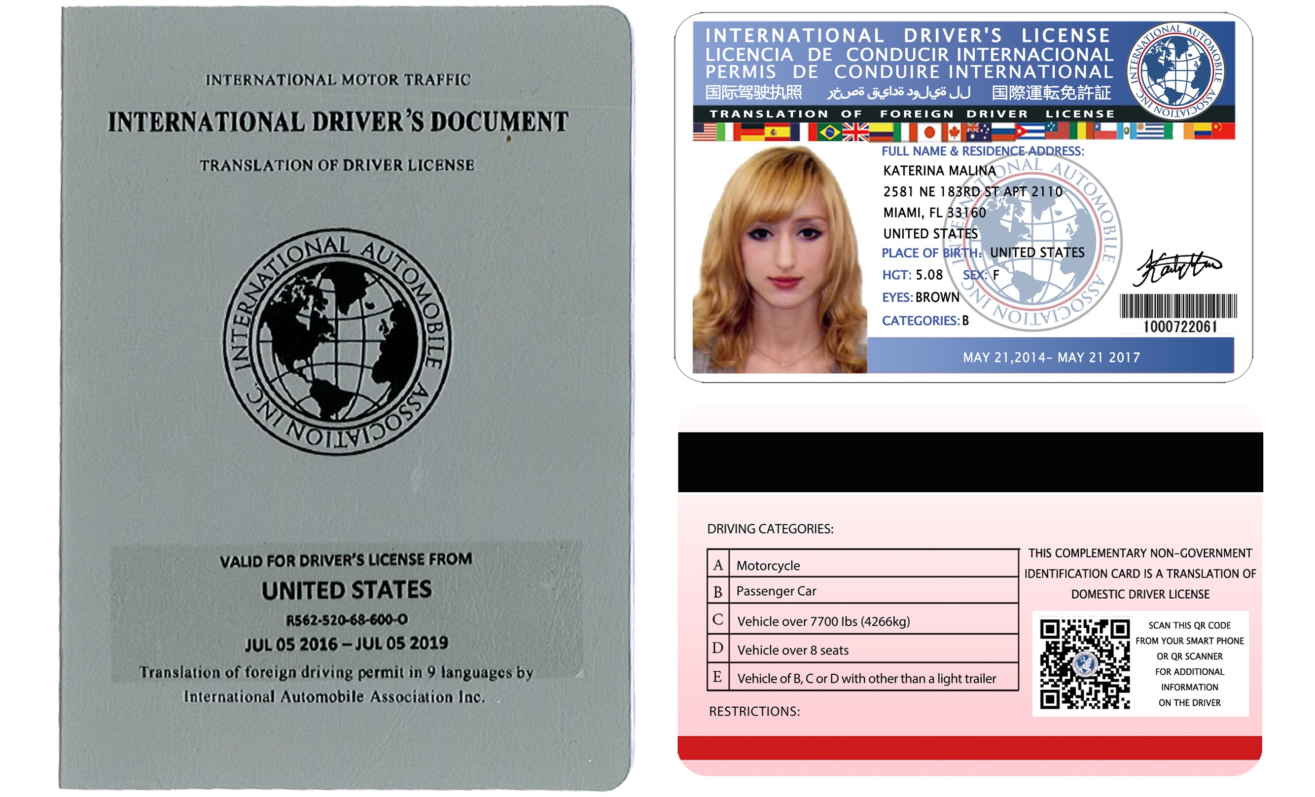 aaa travel international license